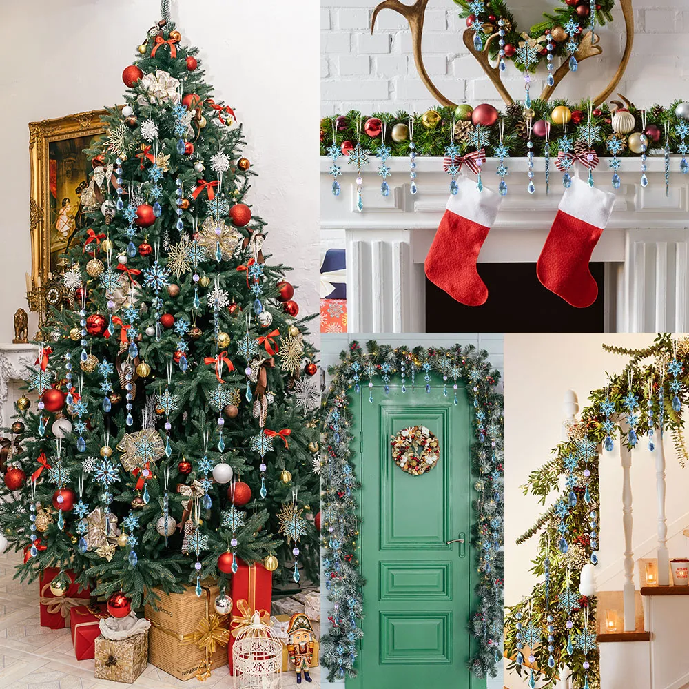 Adornos Para Arbol De Navidad De Colgante De Acrílico 36 Pcs - Imagen 3